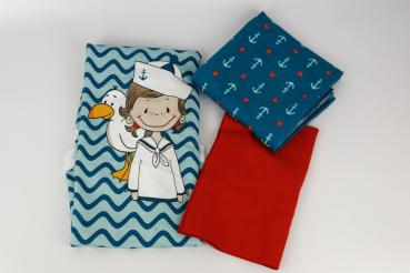 Sparpaket Emma und Bob Panel ca. 75 cm, French Terry 75 cm, Bü Uni 50 cm 